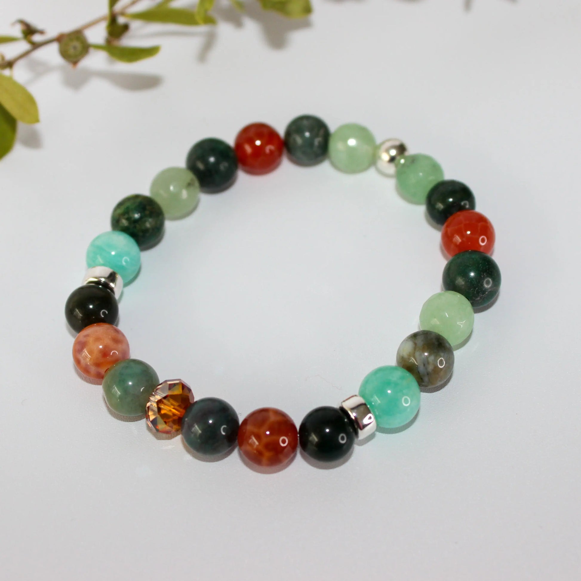 Agate and Jade Bracelet Earth n Spirit