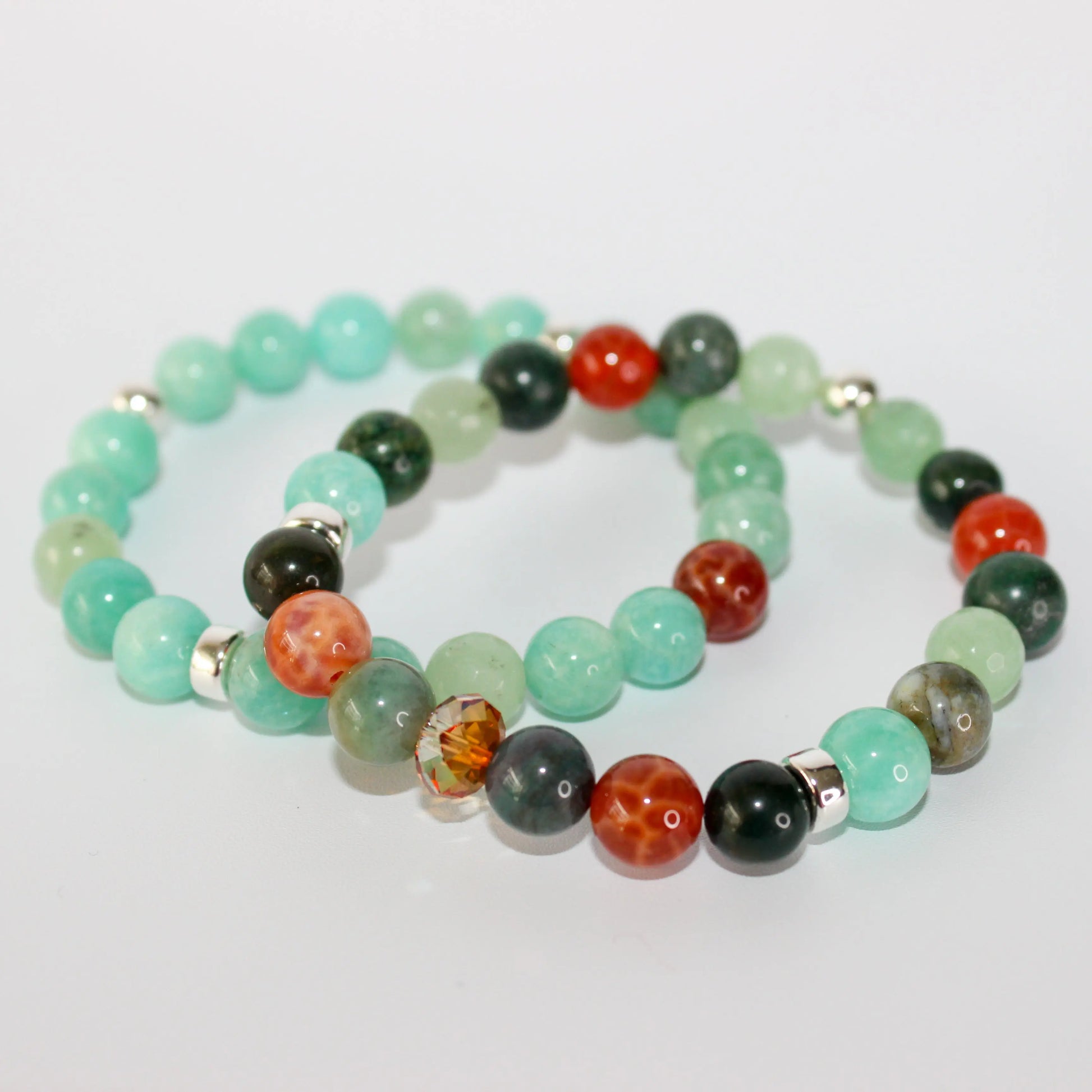 Agate and Jade Bracelet Earth n Spirit