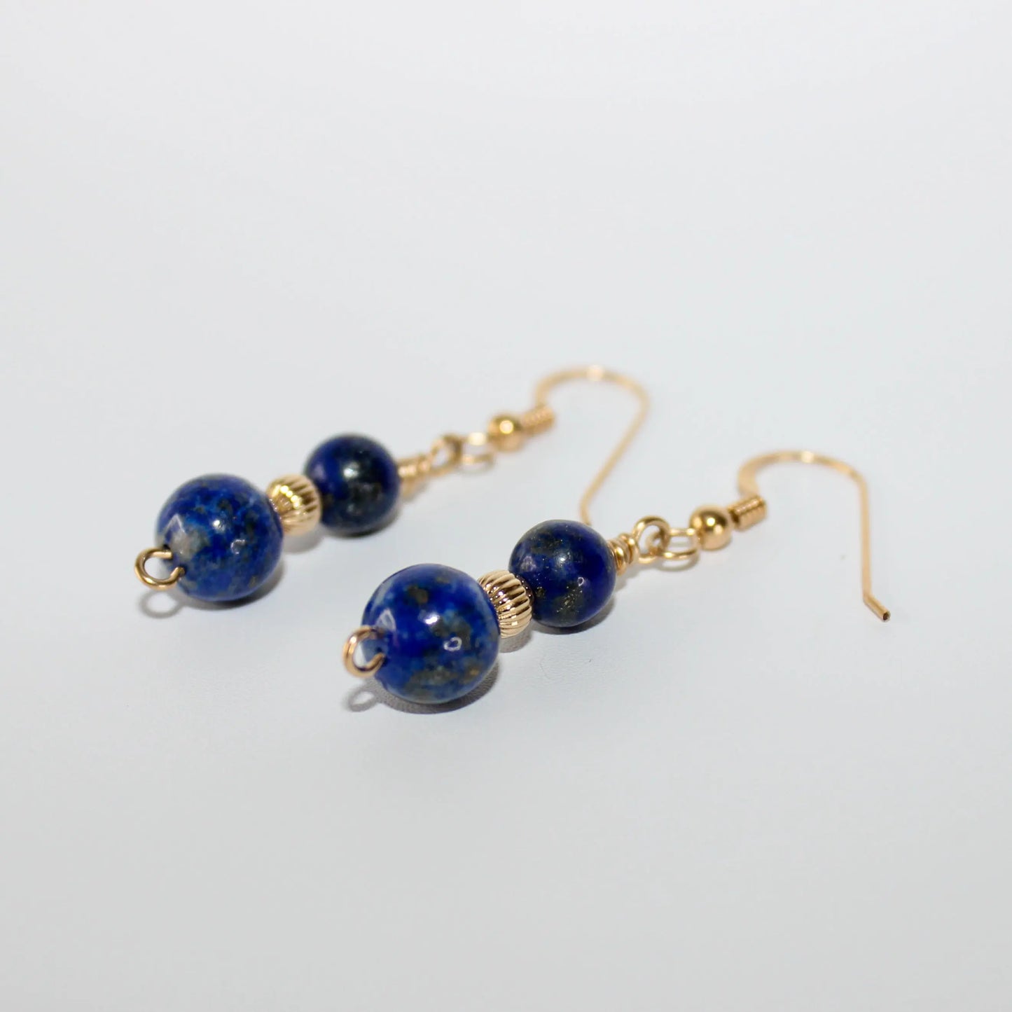 Lapis Lazuli Gold Earrings Earth n Spirit