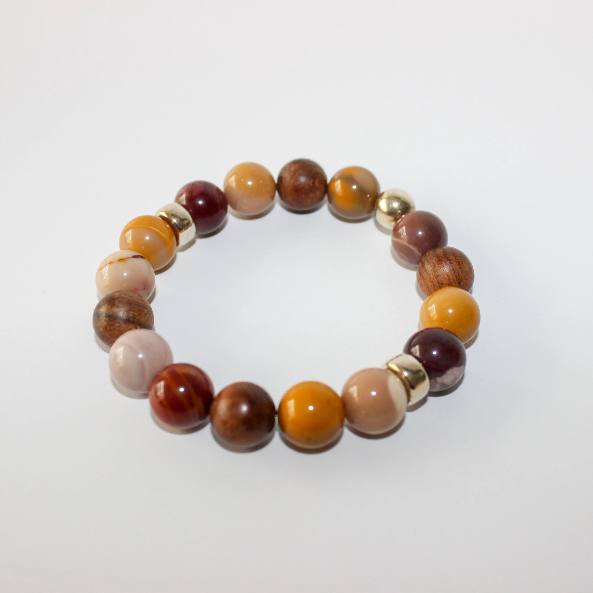 Mookaite and Sandalwood Bracelet Earth n Spirit