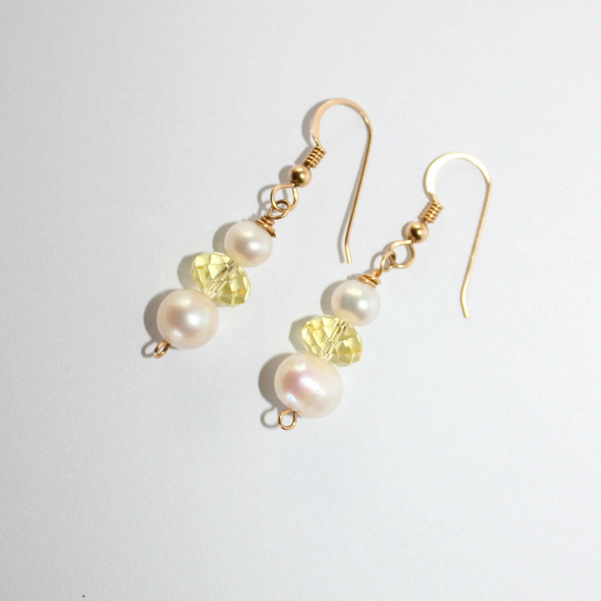 Pearl Gold Earrings Earth n Spirit